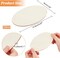 20 Pcs Wood Oval Sheets, Unfinished Thin Blank Wood 5.9×3.5 Inch(14.9×9cm)